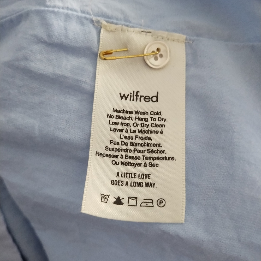 Wilfred Le Fou Lessines Dress Babydoll Blue - Picture 6 of 7